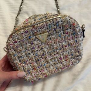 Tweed Crossbody Bag - Guess